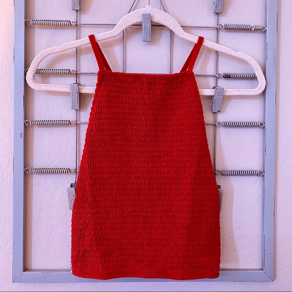 Hollister Red Halter Top